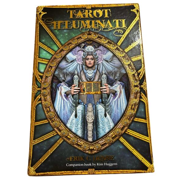 Tarot Illuminati Kit by Kim Huggens and Erik C. Dunne tarot cards and book - Picture 1 of 5